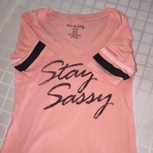 Stay sassy pink T-shirt